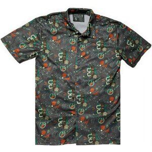 Lootwear Marvel Guardians of the Galaxy Hawaiian Short Sleeve Button-Up Shirt